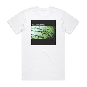 HUVA Network Distances Album Cover T-Shirt White HUVA Network Distances Album Cover T-Shirt White