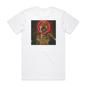 Hollywood Undead Idol Album Cover T-Shirt White Hollywood Undead Idol Album Cover T-Shirt White