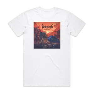Hellmouth Gravestone Skylines Album Cover T-Shirt White Hellmouth Gravestone Skylines Album Cover T-Shirt White