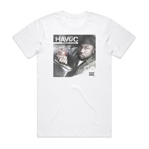 Havoc Hidden Files Album Cover T-Shirt White