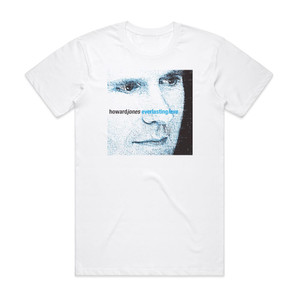 Howard Jones Everlasting Love 2 Album Cover T-Shirt White Howard Jones Everlasting Love 2 Album Cover T-Shirt White