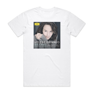 Helene Grimaud Piano Concertos Album Cover T-Shirt White