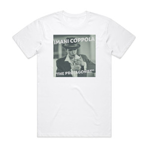 Imani Coppola The Protagonist Album Cover T-Shirt White Imani Coppola The Protagonist Album Cover T-Shirt White