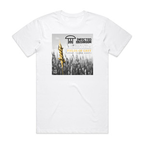 Infected Mushroom Fields Of Grey Album Cover T-Shirt White
