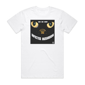 Infected Mushroom See Me Now Album Cover T-Shirt White Infected Mushroom See Me Now Album Cover T-Shirt White