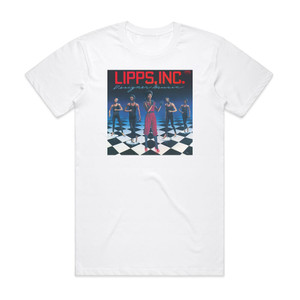 Inc Lipps Designer Music Album Cover T-Shirt White Inc Lipps Designer Music Album Cover T-Shirt White