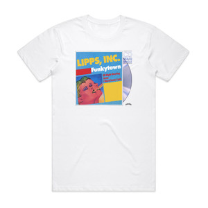 Inc Lipps Funkytown Album Cover T-Shirt White Inc Lipps Funkytown Album Cover T-Shirt White
