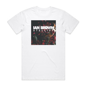 Ian Brown Stellify Album Cover T-Shirt White