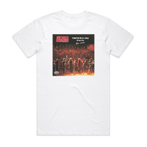 Illapu Theatre De La Ville Paris En Vivo Album Cover T-Shirt White Illapu Theatre De La Ville Paris En Vivo Album Cover T-Shirt White