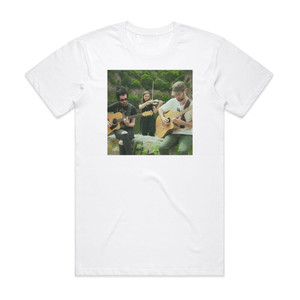 i built the sky Striations 1 Album Cover T-Shirt White i built the sky Striations 1 Album Cover T-Shirt White