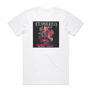 Ice Nine Kills The Silver Scream 1 Album Cover T-Shirt White Ice Nine Kills The Silver Scream 1 Album Cover T-Shirt White