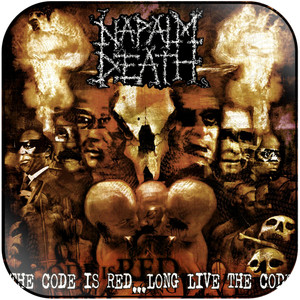 Napalm Death The Code Is Red Long Live The Code Album Cover Sticker Napalm Death The Code Is Red Long Live The Code Album Cover Sticker