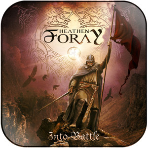 Heathen Foray Into Battle Album Cover Sticker
