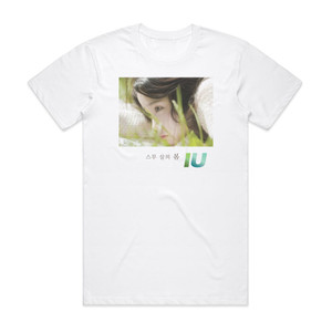 IU  1 Album Cover T-Shirt White IU  1 Album Cover T-Shirt White