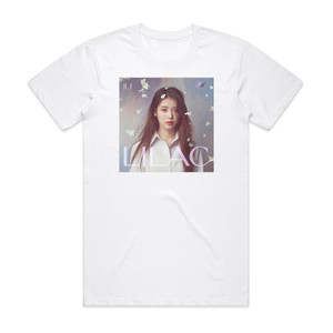 IU Lilac Album Cover T-Shirt White IU Lilac Album Cover T-Shirt White