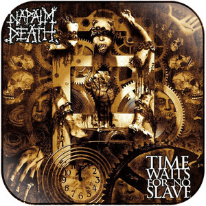 Napalm Death Time Waits For No Slave Album Cover Sticker Napalm Death Time Waits For No Slave Album Cover Sticker