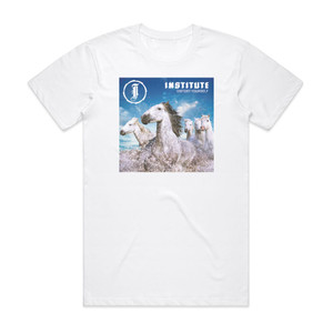 Institute Distort Yourself Album Cover T-Shirt White Institute Distort Yourself Album Cover T-Shirt White