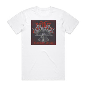 Impaled Nazarene Eight Headed Serpent Album Cover T-Shirt White Impaled Nazarene Eight Headed Serpent Album Cover T-Shirt White