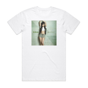 Inna Alright 1 Album Cover T-Shirt White Inna Alright 1 Album Cover T-Shirt White