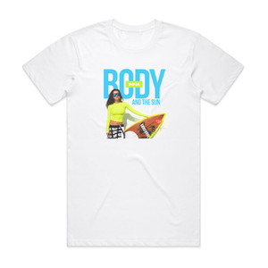 Inna Inna Body And The Sun Album Cover T-Shirt White Inna Inna Body And The Sun Album Cover T-Shirt White