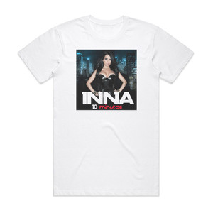 Inna 10 Minutes 1 Album Cover T-Shirt White Inna 10 Minutes 1 Album Cover T-Shirt White