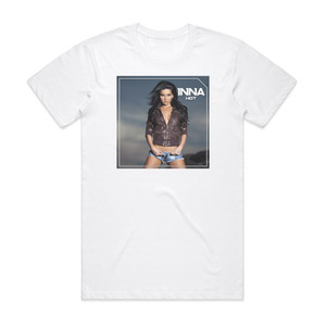 Inna Hot 6 Album Cover T-Shirt White Inna Hot 6 Album Cover T-Shirt White