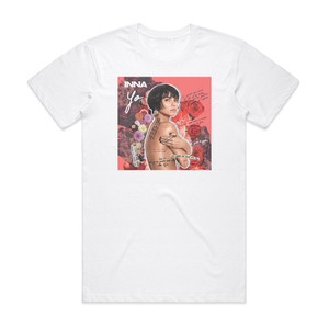 Inna Yo Album Cover T-Shirt White Inna Yo Album Cover T-Shirt White
