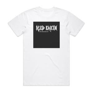 Iced Earth The Melancholy Ep 1 Album Cover T-Shirt White Iced Earth The Melancholy Ep 1 Album Cover T-Shirt White