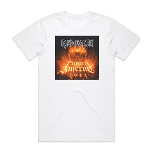 Iced Earth Dantes Inferno 2011 Album Cover T-Shirt White