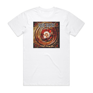 Iced Earth I Walk Among You Album Cover T-Shirt White Iced Earth I Walk Among You Album Cover T-Shirt White