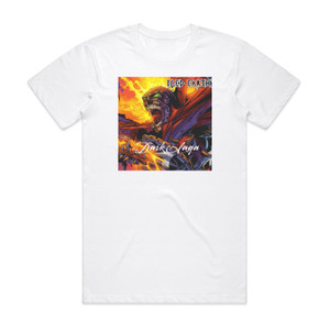 Iced Earth The Dark Saga Album Cover T-Shirt White Iced Earth The Dark Saga Album Cover T-Shirt White