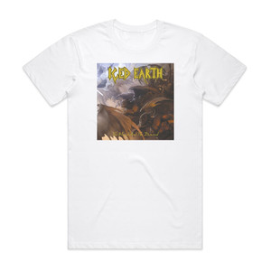 Iced Earth The Blessed And The Damned 1 Album Cover T-Shirt White Iced Earth The Blessed And The Damned 1 Album Cover T-Shirt White