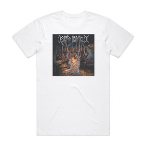 Iced Earth Enter The Realm Album Cover T-Shirt White Iced Earth Enter The Realm Album Cover T-Shirt White