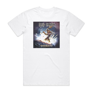 Iced Earth The Crucible Of Man Something Wicked Part 2 Album Cover T-Shirt White Iced Earth The Crucible Of Man Something Wicked Part 2 Album Cover T-Shirt White