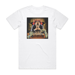 Intruder Psycho Savant Album Cover T-Shirt White Intruder Psycho Savant Album Cover T-Shirt White