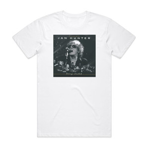 Ian Hunter Strings Attached Album Cover T-Shirt White Ian Hunter Strings Attached Album Cover T-Shirt White