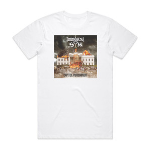 Immortal Synn Capitol Punishment Album Cover T-Shirt White Immortal Synn Capitol Punishment Album Cover T-Shirt White