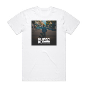 Isaac Valdez Me Haces Bien Album Cover T-Shirt White Isaac Valdez Me Haces Bien Album Cover T-Shirt White