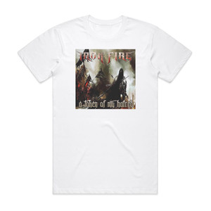 Iron Fire A Token Of My Hatred Album Cover T-Shirt White Iron Fire A Token Of My Hatred Album Cover T-Shirt White