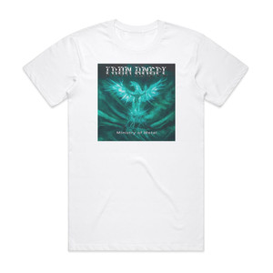 Iron Angel Ministry Of Metal Album Cover T-Shirt White Iron Angel Ministry Of Metal Album Cover T-Shirt White