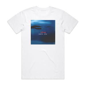 Iona Open Sky Album Cover T-Shirt White Iona Open Sky Album Cover T-Shirt White