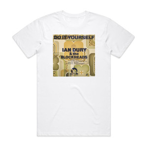 Ian Dury and The Blockheads Do It Yourself Album Cover T-Shirt White