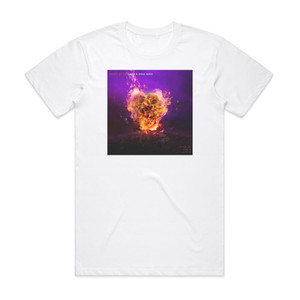 Illenium Hearts On Fire Lucas Steve Remix Album Cover T-Shirt White Illenium Hearts On Fire Lucas Steve Remix Album Cover T-Shirt White