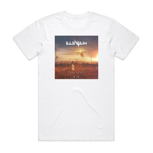 Illenium Fractures 1 Album Cover T-Shirt White Illenium Fractures 1 Album Cover T-Shirt White