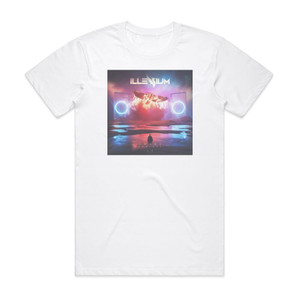 Illenium Awake Remixes 1 Album Cover T-Shirt White Illenium Awake Remixes 1 Album Cover T-Shirt White