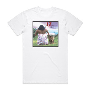 Israel Kamakawiwoole Facing Future Album Cover T-Shirt White Israel Kamakawiwoole Facing Future Album Cover T-Shirt White