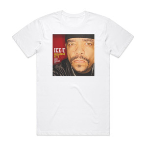 Ice-T Greatest Hits The Evidence Album Cover T-Shirt White Ice-T Greatest Hits The Evidence Album Cover T-Shirt White