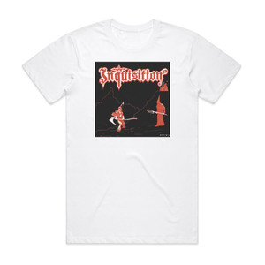 Inquisition Anxious Death Album Cover T-Shirt White Inquisition Anxious Death Album Cover T-Shirt White