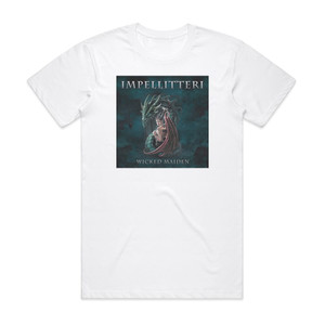 Impellitteri Wicked Maiden Album Cover T-Shirt White Impellitteri Wicked Maiden Album Cover T-Shirt White