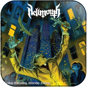 Hellmouth Destroy Everything Worship Nothing Album Cover Sticker Hellmouth Destroy Everything Worship Nothing Album Cover Sticker